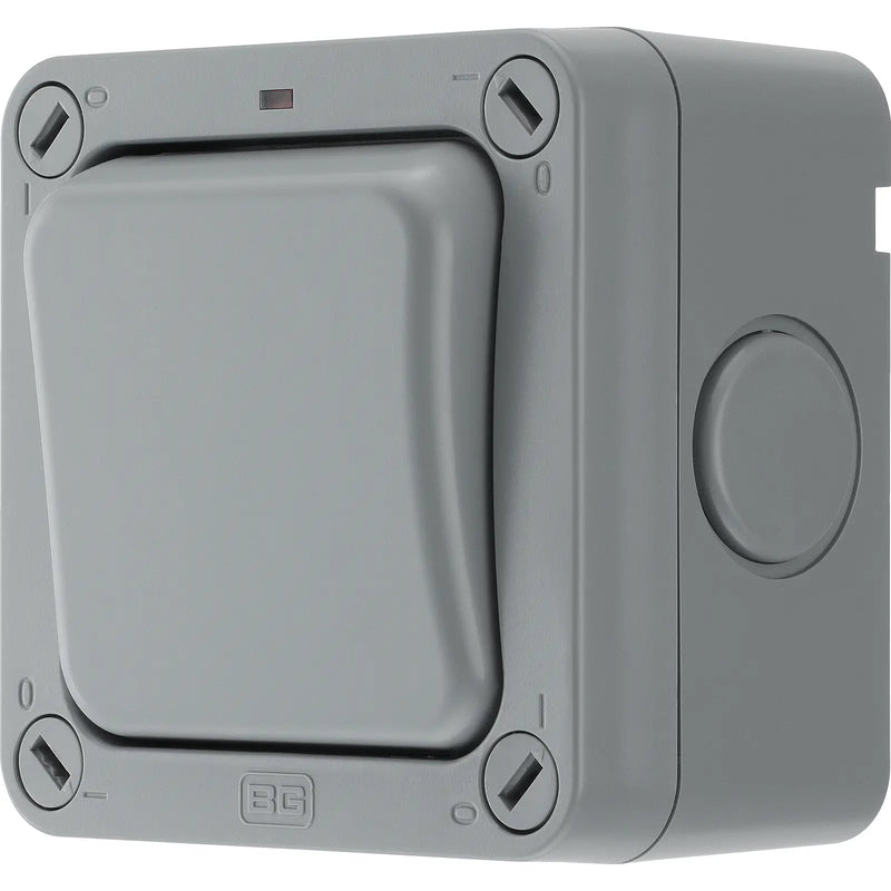 BG Electrical Weatherproof Storm - Single, 2 way, IP66