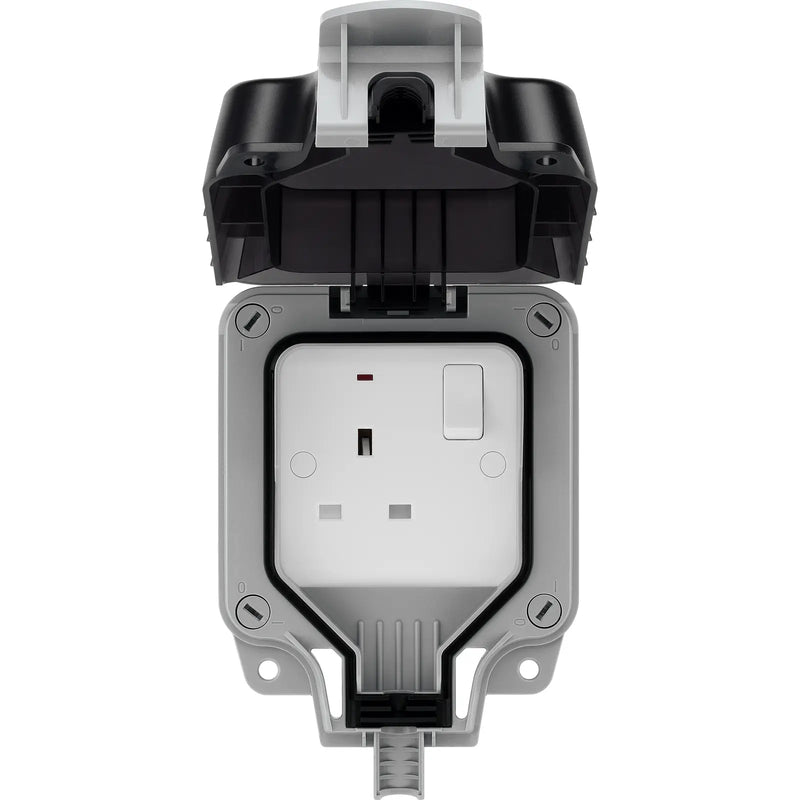 BG Electrical Weatherproof Storm - Single, switched, IP66