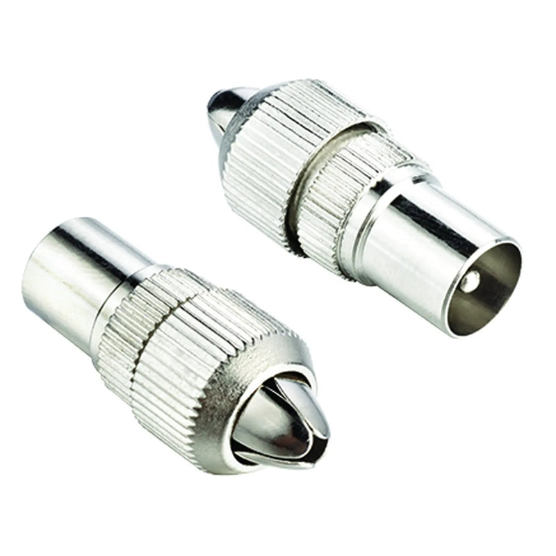 Ross Cable Accessories - Coaxial cable plugs (2 pack, nickel)
