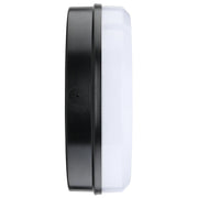 Luceco Mosi bulkhead round black 1150 lumens fixed output driver and microwave sensor