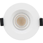 Luceco Ftype Ultra Fire Rated Downlight 4W/6W 690lm Power Change & CCT Change 3000K / 4000K Dim2Warm Dimmable IP65 White - Regressed