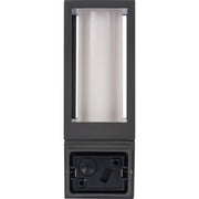 Luceco Azurar Coach Lantern - Exterior Decorative GU10 Lanten with PIR motion Sensor IP54 - Lamp not included - Slate Grey
