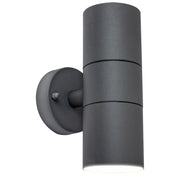 Luceco Azurar Wall Light - Exterior decorative up / down wall light GU10 finished in slate grey