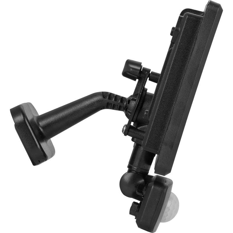 Luceco Essence Floodlight with ball joint 30W black 4000k colour temp with PIR