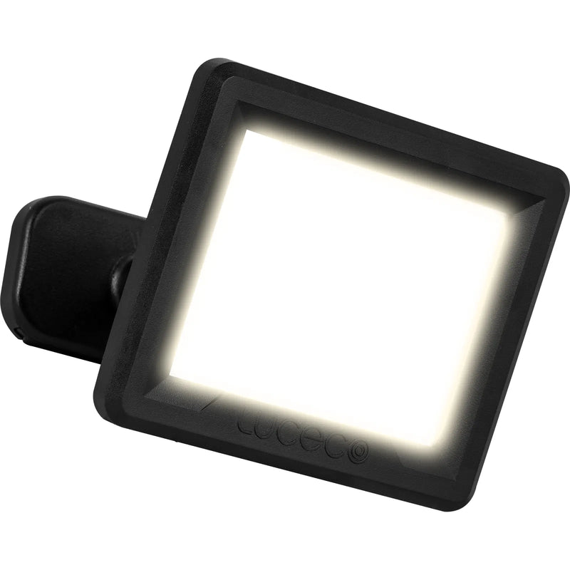 Luceco Essence Floodlight with ball joint 10W black 4000k colour temp - Pack of 1