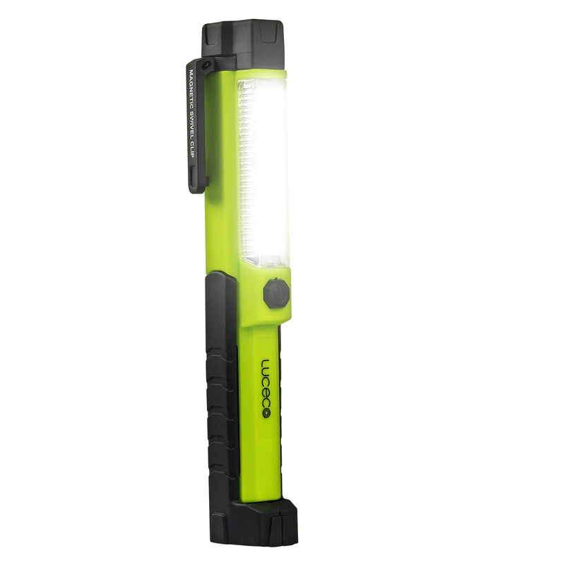 Luceco Mini Tilt - tilting mini inspection torch 5v 1.5w 150lm 6500k - USB charged