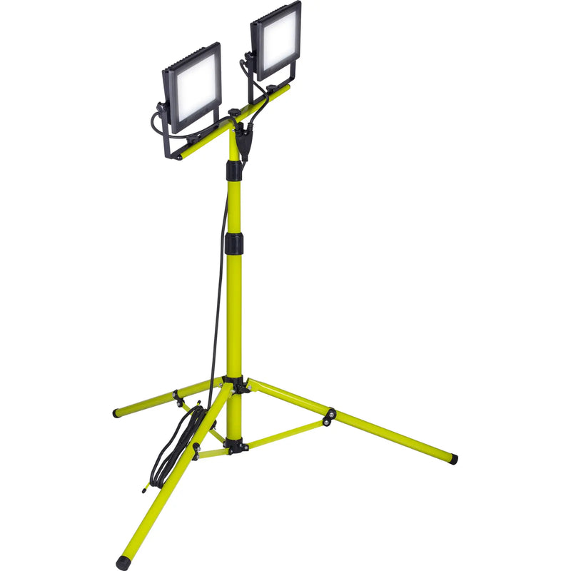 Luceco Tripod 20w - Eco worklight tripod twin 50W heads