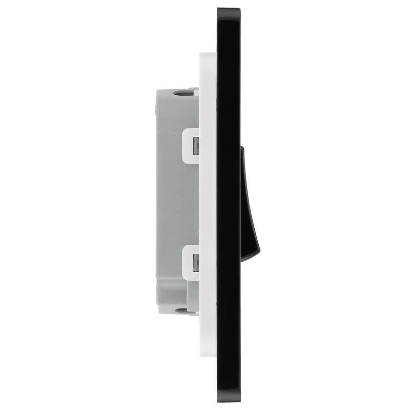BG Electrical Evolve Black Chrome - Double, 2 way switch