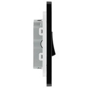 BG Electrical Evolve Black Chrome - Triple, 2 way switch