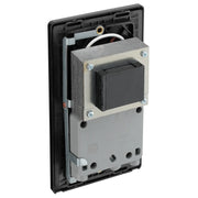 BG Electrical Evolve Black Chrome - 115/240V dual voltage shaver socket