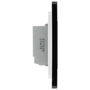 BG Electrical Evolve Black Chrome - Single, 2 way touch, 200W, secondary