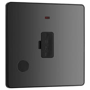 BG Electrical Evolve Black Chrome - Unswitched and fused