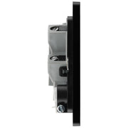 BG Electrical Evolve Black Chrome - Unswitched and fused