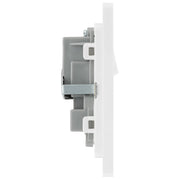 BG Electrical Evolve Brushed Steel - Double, switched, single pole