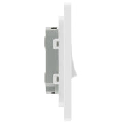 BG Electrical Evolve Brushed Steel - Double, 2 way switch
