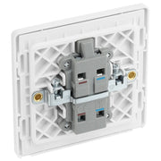 BG Electrical Evolve Brushed Steel - 20A, double pole, with indicator