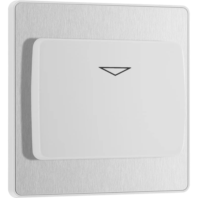 BG Electrical Evolve Brushed Steel - Hotel key card switch