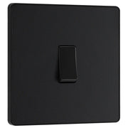 BG Electrical Evolve Matt Black - Single, 2 way switch