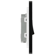 BG Electrical Evolve Matt Black - Single, 2 way switch