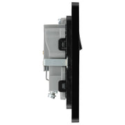 BG Electrical Evolve Matt Black - Single, switched, single pole