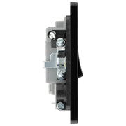 BG Electrical Evolve Matt Black - Switched and fused with indicator