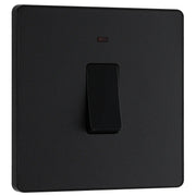 BG Electrical Evolve Matt Black - 20A, double pole, with indicator
