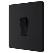 BG Electrical Evolve Matt Black - 20A, double pole, with indicator