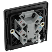 BG Electrical Evolve Matt Black - Unswitched and fused