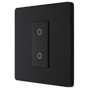 BG Electrical Evolve Matt Black - Single, 2 way touch, 200W, master
