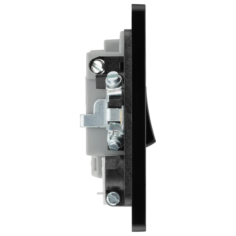 BG Electrical Evolve Matt Blue - Switched and fused with indicator