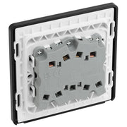 BG Electrical Evolve Matt Blue - Triple, 2 way switch