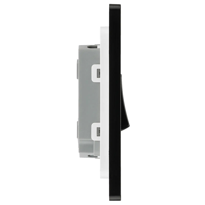BG Electrical Evolve Matt Grey - Double, 2 way switch