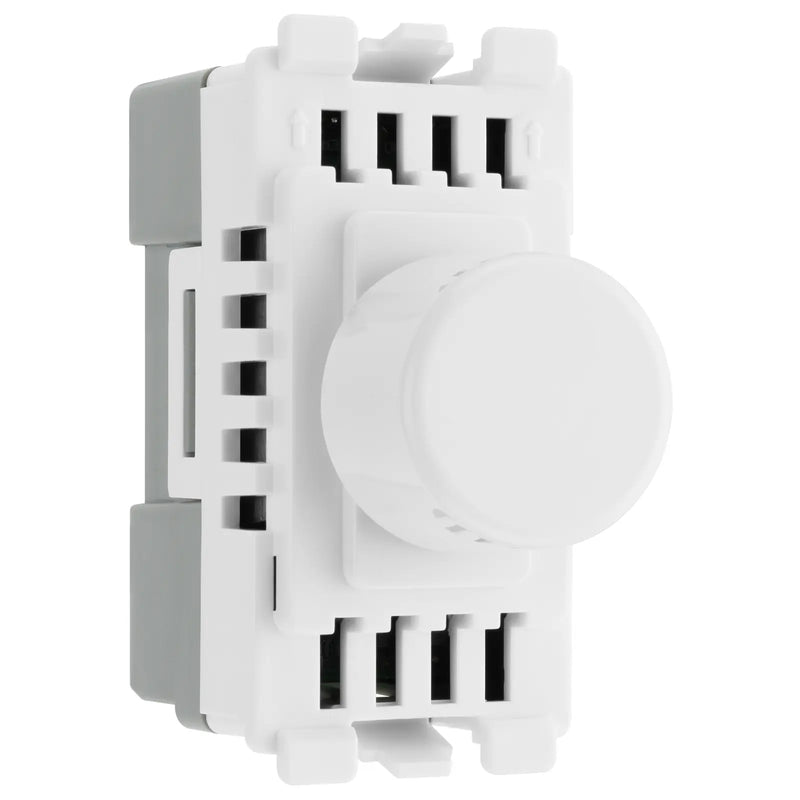 BG Electrical Grid - 2 way, Intelligent Dual Mode Dimmer (EVOLVE WHITE)