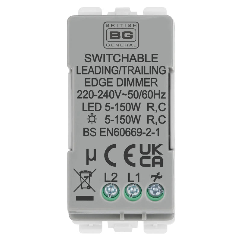 BG Electrical Grid - 2 way, Intelligent Dual Mode Dimmer