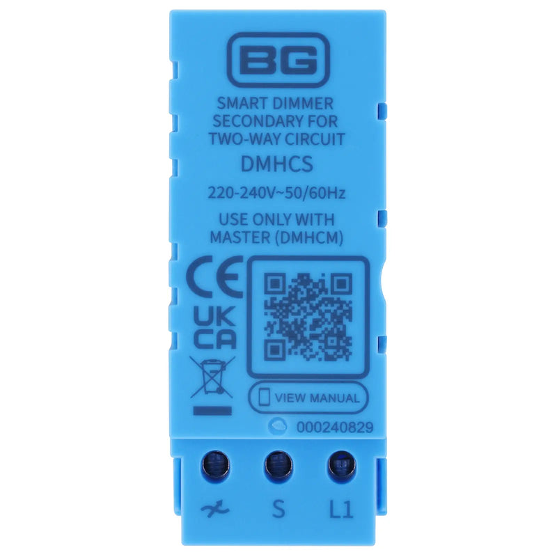 BG Electrical Smart Power - Smart Dimmer Module, 2 Way, Secondary