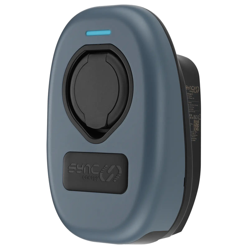 Sync Energy Accessories - Faceplate for Wall Charger 2 - UV Resistant Polycarbonate cover in Blue Grey finish