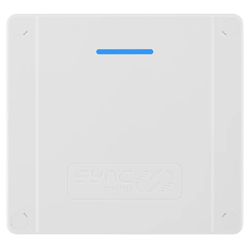 Sync Energy Link EV - Link Charger Surface and Recessed 7.4kw Silver With Plastic Control Box and WI-FI + 4G Connection