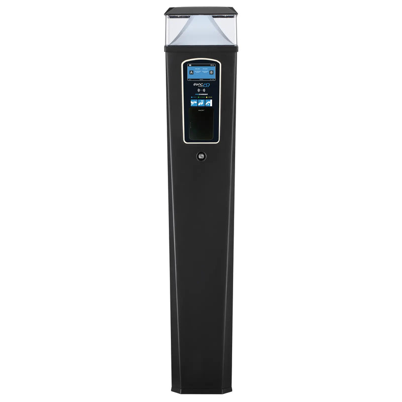 Sync Energy Pro Charger - EV Twin Bollard Pro Charger, 2 x 7.4kW, Single Phase - 4G, MID Meter with Pay Terminal