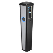 Sync Energy Pro Charger - Bollard EV Charger, Dual Socket, Three Phase 2x11kW Integrated Mid Meter, 4G