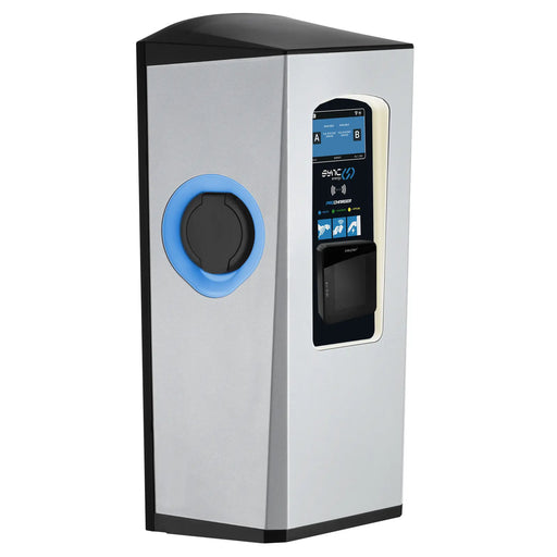 Sync Energy Pro Charger - EV Twin Wall Pro Charger, Three Phase, 2 x 11kW - 4G, MID Meter with Pay Terminal