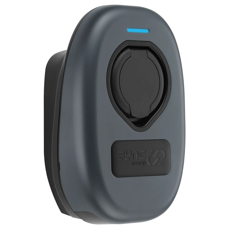 Sync Energy Wall Chargers - EV Socketed Wall Charger 2, Mode 3, 7.4kW - Wi-Fi, Ethernet