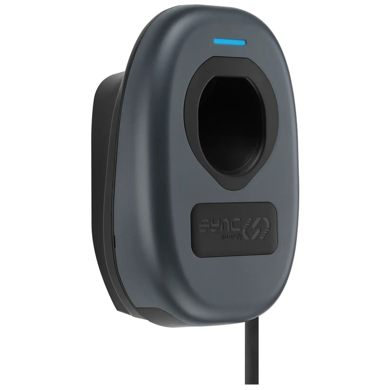 Sync Energy Wall Chargers - EV Tethered Wall Charger 2, Mode 3, 7.4kW - Wi-Fi, Ethernet