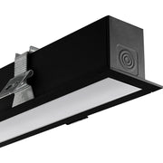 Luceco Contour Recessed - Contour 1442mm recessed module 1600lumens with fixed output driver finished in black