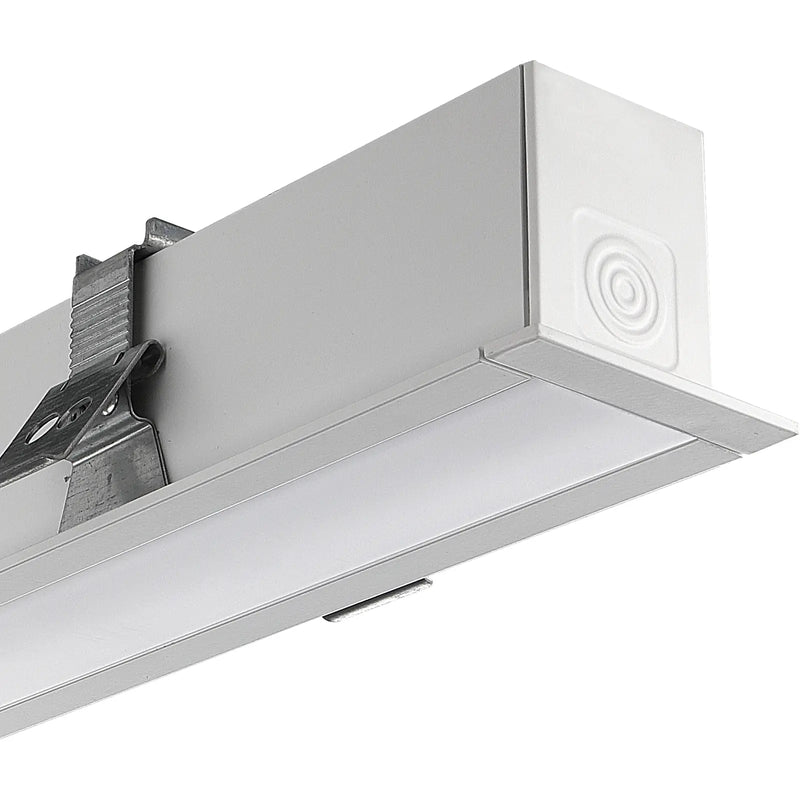 Luceco Contour Recessed - Contour 1723mm recessed module 1900lumens with fixed output driver finished in white