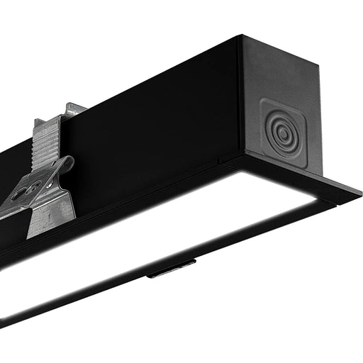 Luceco Contour Recessed - Contour 1723mm recessed module 1900lumens with fixed output driver finished in black
