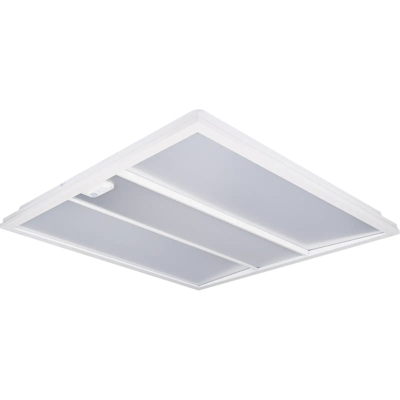 Luceco Delta Connect - LuxPanel Delta Connect LED Panel with PIR Motion Sensor, Smart Control, Bluetooth, Architectural Direct/Indirect Panel Luminaire, 600x600mm, 14W, 2000lm, 4000K