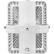Luceco Ceres white RAL 9016 IP65 highbay 285mm 11000lm 75w dim + em 90-degree