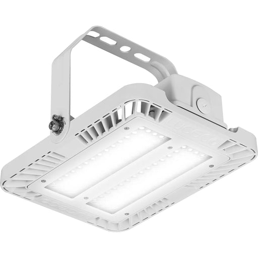 Luceco Ceres white RAL 9016 IP65 highbay 285mm 11000lm 75w dim + em 120-degree