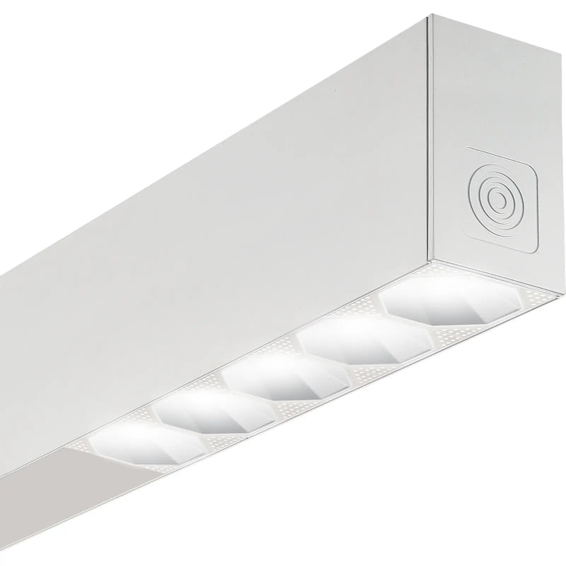 Luceco Contour Octa 1134mm suspended module direct/ indirect 3000lumens with DALI driver + emergency finished in white