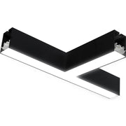 Luceco Contour Suspended - Contour 568mm suspended T connector module 900lumens with fixed output driver finished in black